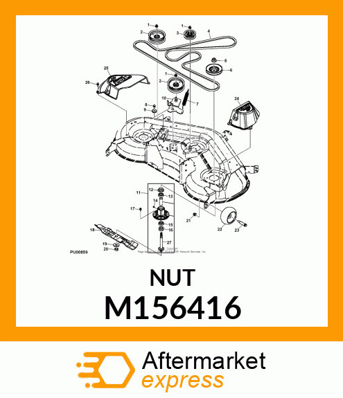 LOCK NUT M156416