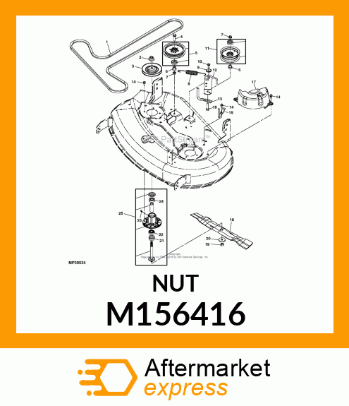 LOCK NUT M156416