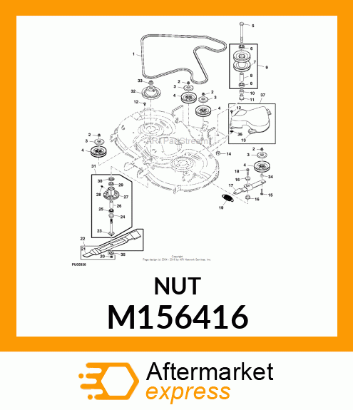 LOCK NUT M156416