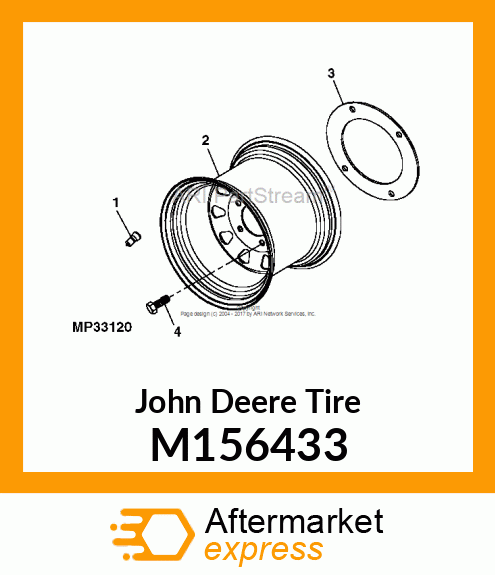 TIRE, 26X12.00 M156433