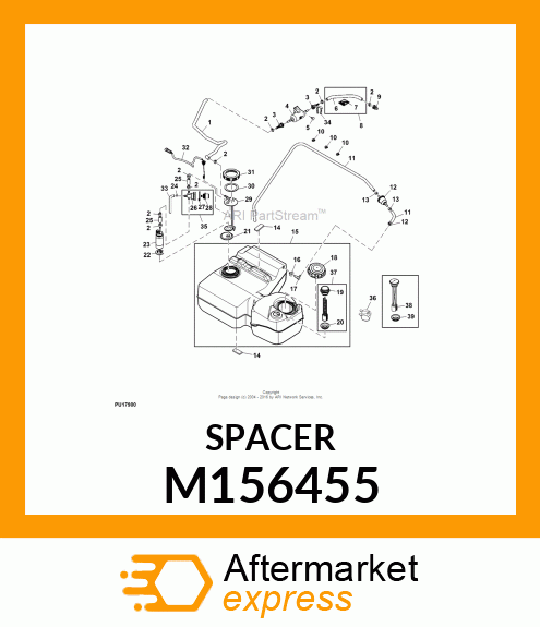 GROMMET, FUEL PUMP ISOLATOR M156455