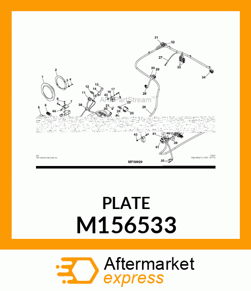 BRACKET, BRAKE SWITCH M156533