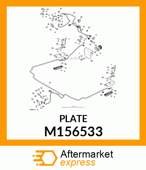 BRACKET, BRAKE SWITCH M156533