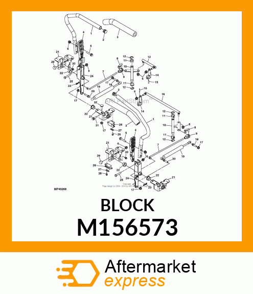 BRACKET, BRACKET, STEERING LEVER M156573