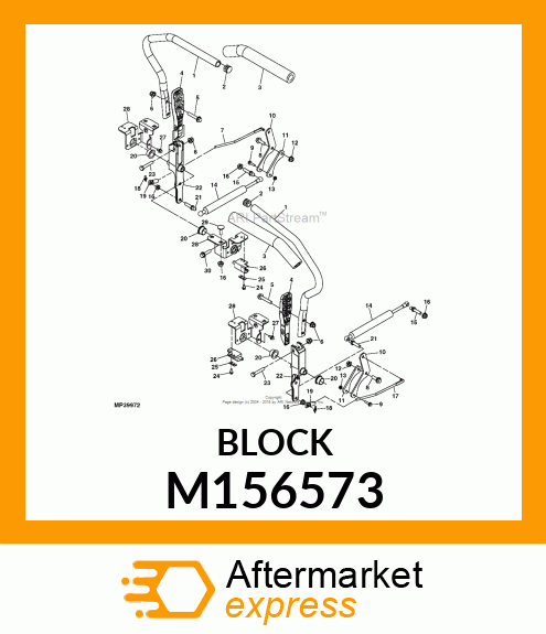 BRACKET, BRACKET, STEERING LEVER M156573