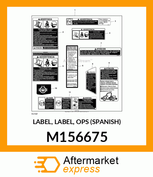 LABEL, LABEL, OPS (SPANISH) M156675