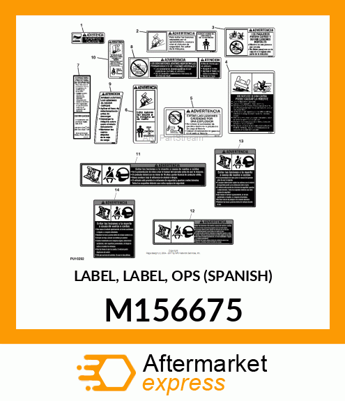 LABEL, LABEL, OPS (SPANISH) M156675