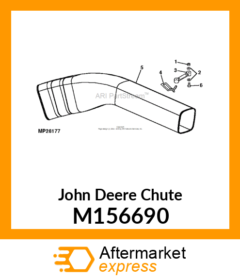 CHUTE, 519 CART M156690