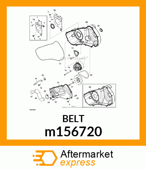 BELT, DRIVE m156720