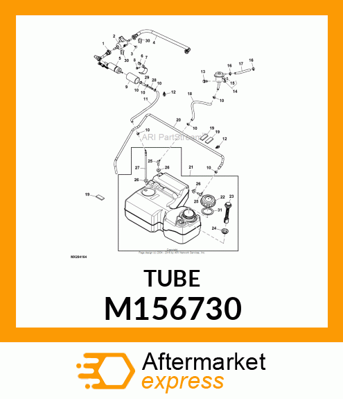 TUBE, FUEL PICK M156730