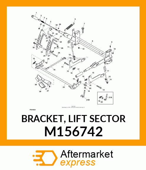 BRACKET, LIFT SECTOR M156742