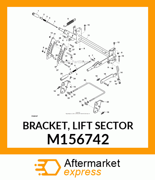 BRACKET, LIFT SECTOR M156742