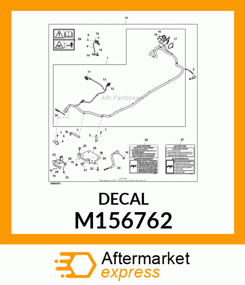 LABEL, 3000 LB WINCH, SAFETY (CE) M156762