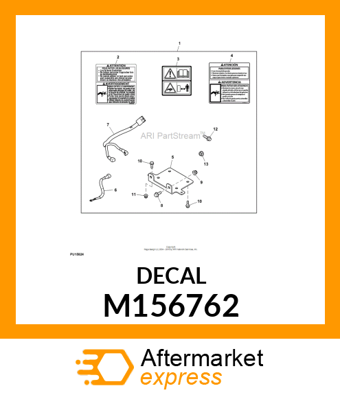 LABEL, 3000 LB WINCH, SAFETY (CE) M156762