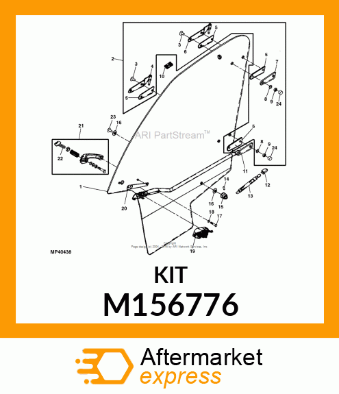 LEVER, DOOR LOCK M156776