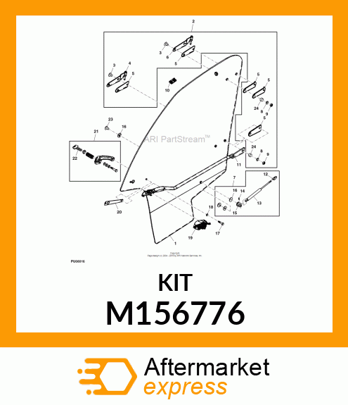 LEVER, DOOR LOCK M156776