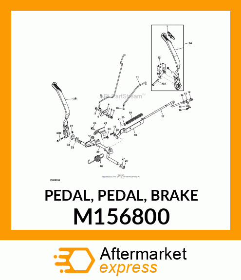 PEDAL, PEDAL, BRAKE M156800