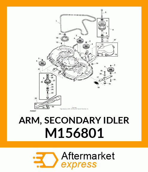 ARM, SECONDARY IDLER M156801