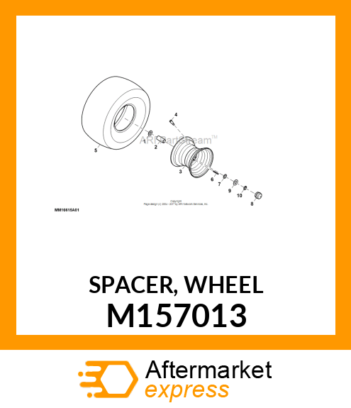 SPACER, WHEEL M157013