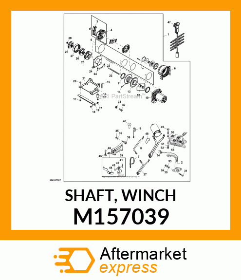 SHAFT, WINCH M157039