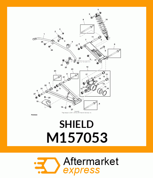 SHIELD CV BOOT, LH M157053