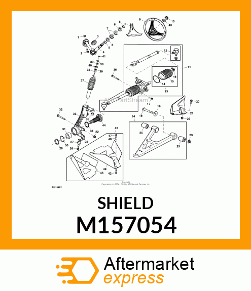 SHIELD CV BOOT, RH M157054