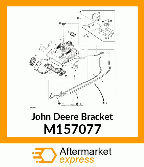 BRACKET, BRACKET, CARBON CANISTER M157077