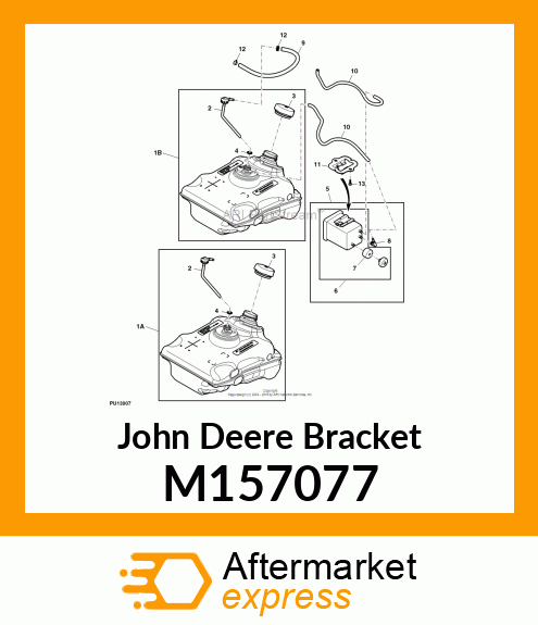 BRACKET, BRACKET, CARBON CANISTER M157077