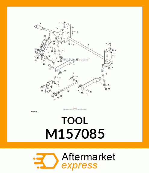 PIN, DECK HEIGHT MEMORY SET W/ HEX M157085