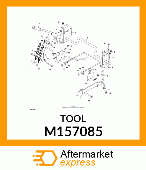 PIN, DECK HEIGHT MEMORY SET W/ HEX M157085