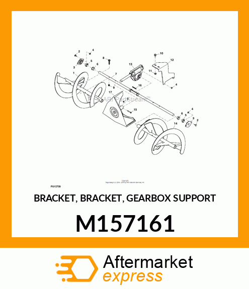 BRACKET, BRACKET, GEARBOX SUPPORT M157161