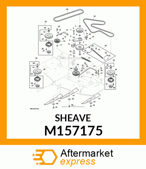 Sheave Assembly M157175