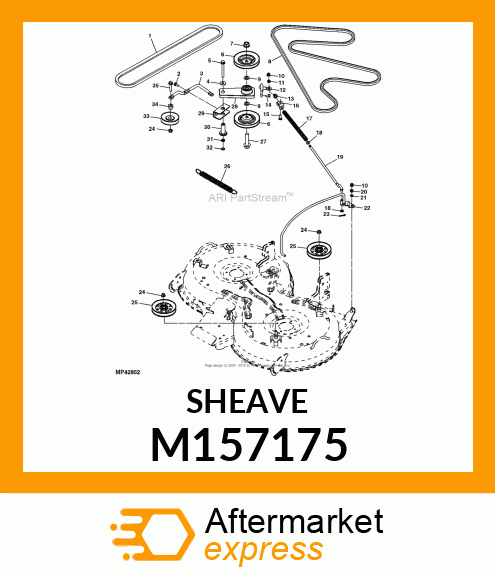 Sheave Assembly M157175