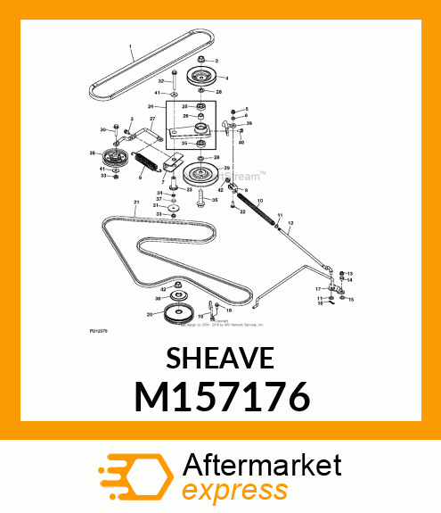 SHEAVE, JACKSHEAVE SECONDARY M157176