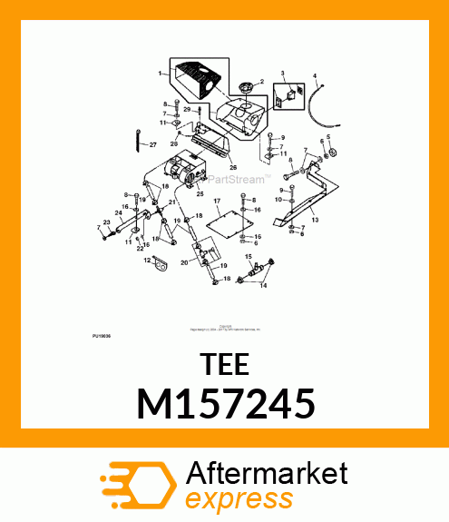 FITTING, TEE M157245