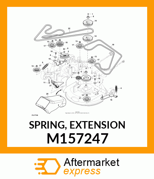 SPRING, EXTENSION M157247