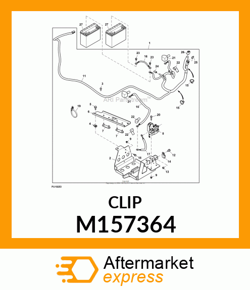 NUT, CLAMP M157364