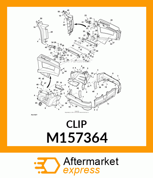 NUT, CLAMP M157364