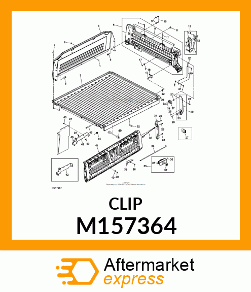 NUT, CLAMP M157364