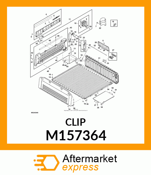 NUT, CLAMP M157364