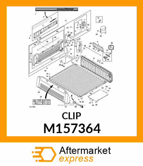 NUT, CLAMP M157364