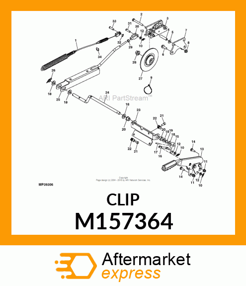 NUT, CLAMP M157364