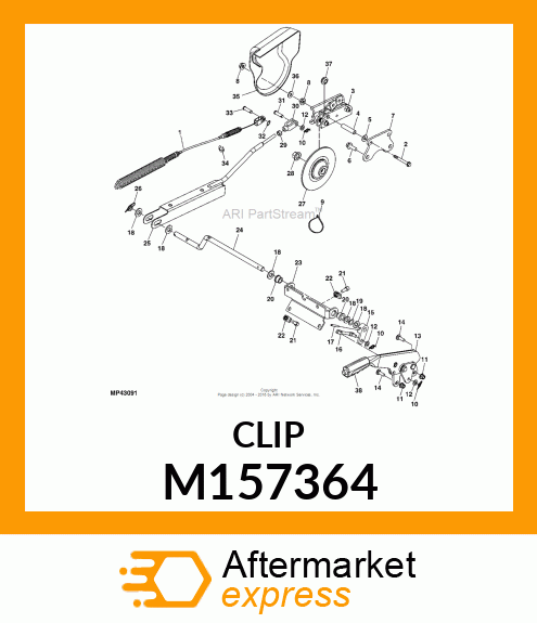 NUT, CLAMP M157364