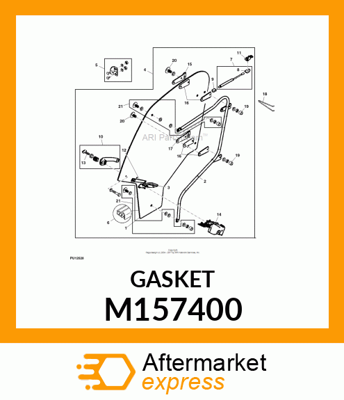 GASKET, HINGE M157400