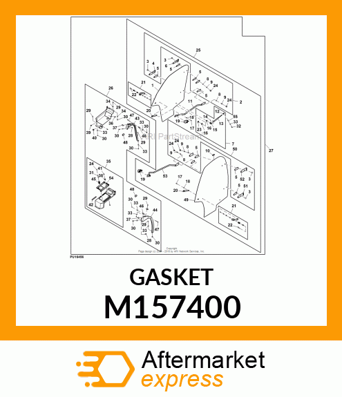 GASKET, HINGE M157400