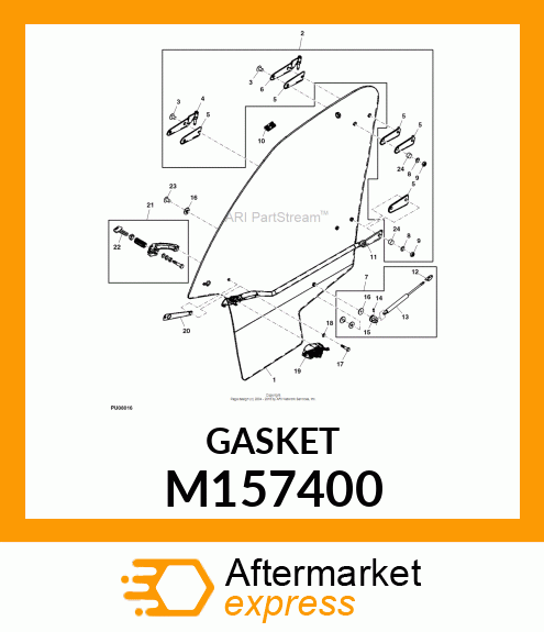 GASKET, HINGE M157400