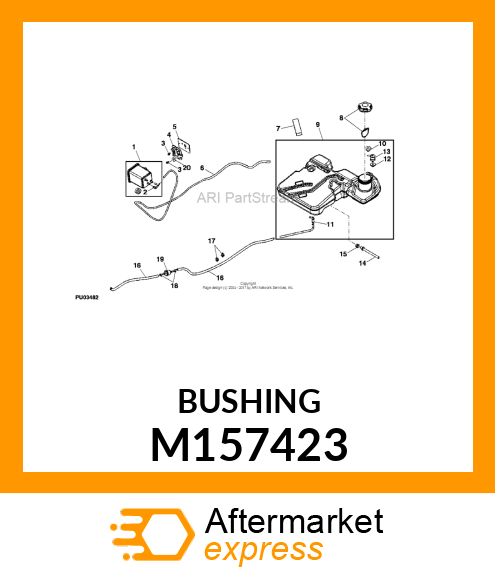 GROMMET, CARB VENT/ROLLOVER, 4.75MM M157423