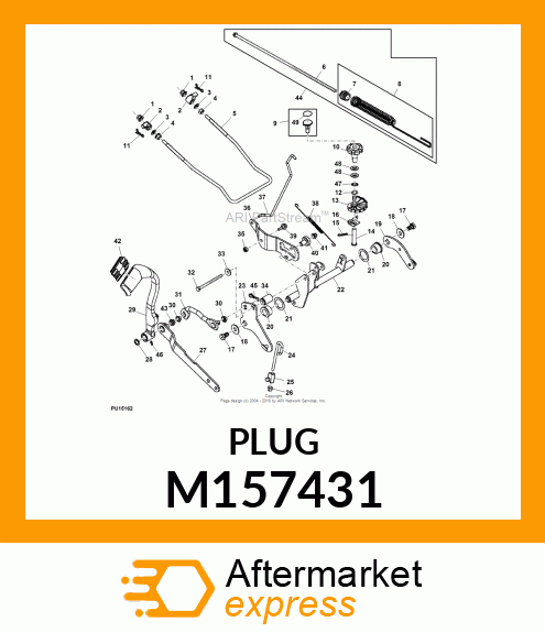 BUSHING, PEDAL PIVOT M157431