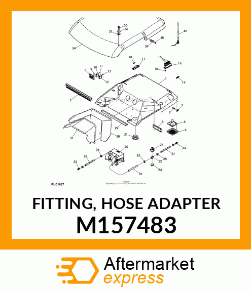 FITTING, HOSE ADAPTER M157483