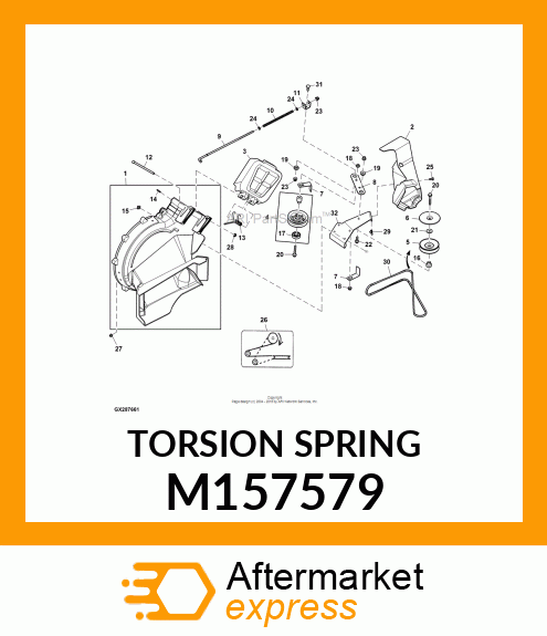 TORSION SPRING M157579